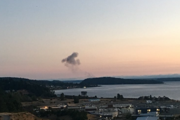 Появились кадры с места крушения самолёта, угнанного из аэропорта в США (ВИДЕО) | Русская весна