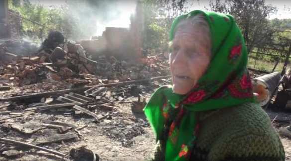 Бабушка из Горловки: «Это не война! Нас просто убивают!» (ВИДЕО) | Русская весна