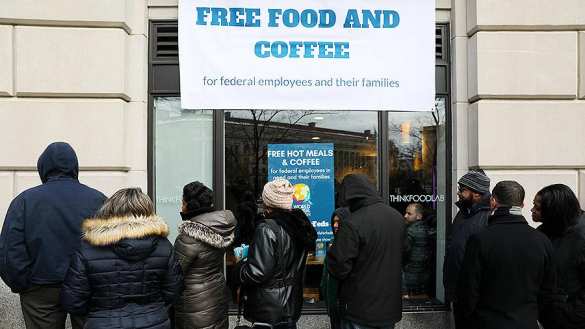 В Вашингтоне из-за «шатдауна» открыли бесплатную столовую для госслужащих (+ФОТО) | Русская весна