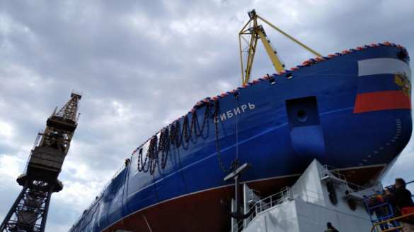 Крупнейший в мире атомный ледокол спущен на воду в Санкт-Петербурге (ФОТО, ВИДЕО) | Русская весна