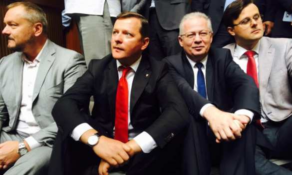 Новый номер в украинском «цирке»: Ляшко объявил в Раде сидячую забастовку (ФОТО) | Русская весна