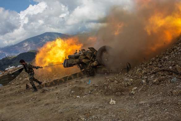 Сирийская армия ответила огнем на обстрелы Латакии турецкой артиллерией | Русская весна