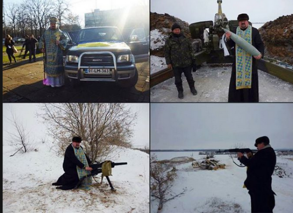 «Духовная сотня» от лже-патриаха Филарета отправляется в зону «АТО» благословлять на убийство | Русская весна