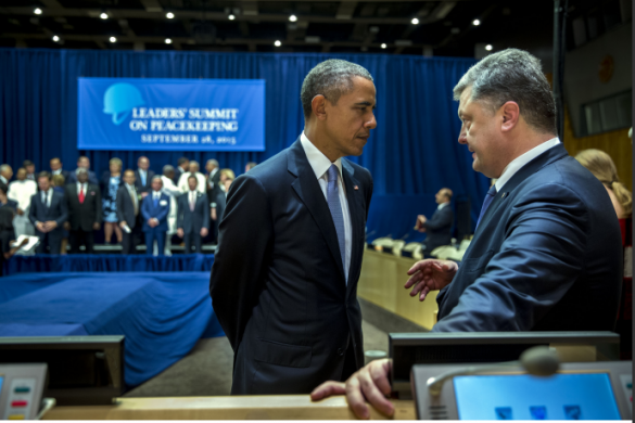 Грустная встреча Обамы и Порошенко (ФОТОФАКТ) | Русская весна