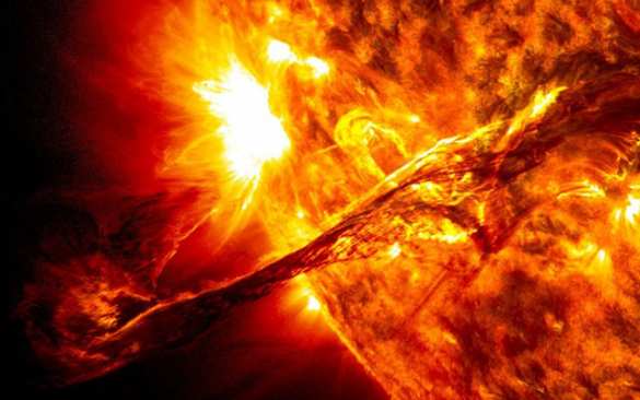 На Солнце произошла новая мощнейшая вспышка | Русская весна