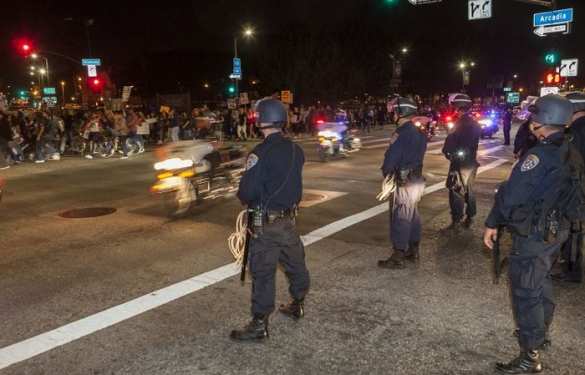 В Лос-Анджелесе полиция арестовала более 200 протестующих | Русская весна
