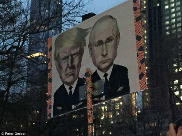 «Я помочусь на консульство России!» — «цвет» американской интеллигенции вышел на протест против Трампа (ФОТО, ВИДЕО) | Русская весна