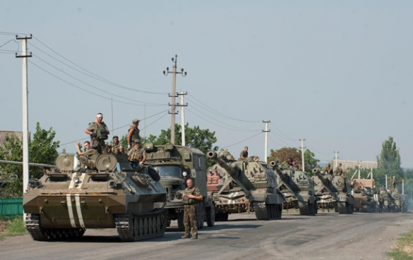 Разведка ДНР зафиксировала крупное скопление украинских танков, САУ и «Градов» | Русская весна