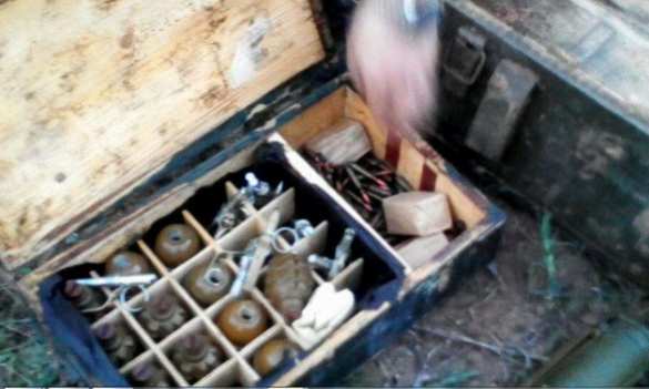 СБУ нашли схрон с оружием в зоне «АТО» (ФОТО) | Русская весна