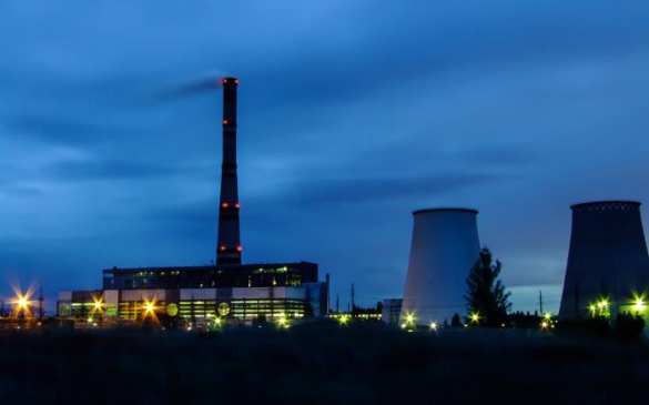 В Киеве горела ТЭЦ-6: часть левого берега осталась без света  | Русская весна