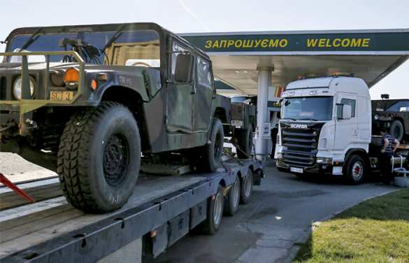 Военная техника армии США пересекла границу Украины, — Госпогранслужба | Русская весна
