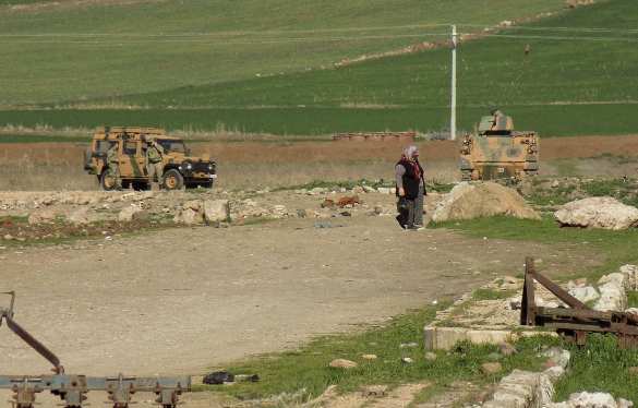 ВАЖНО: курды опубликовали кадры вторжения турецких войск на территорию Сирии (ФОТО) | Русская весна