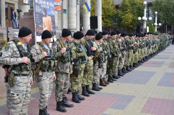 Тернопольскую милицию отправили на Донбасс (фото, видео) | Русская весна