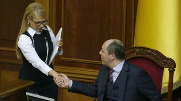 Парубий дал урок вежливости Тимошенко (ВИДЕО) | Русская весна