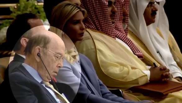 Трамп усыпил министра торговли выступлением о важности торговли (ВИДЕО) | Русская весна