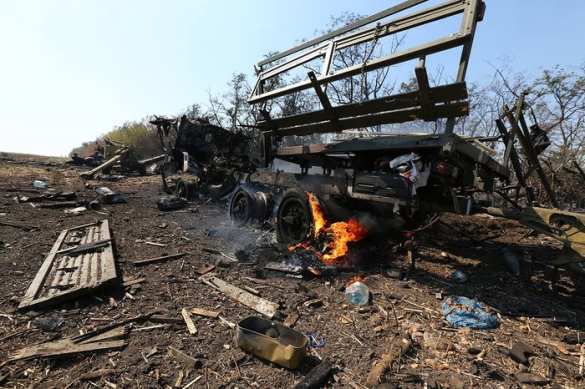 В бою у Трехизбенки уничтожено 2 автобуса с личным составом оккупантов | Русская весна