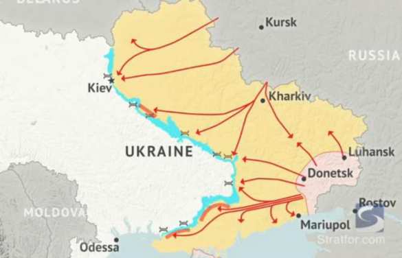 Американские эксперты считают, что РФ займет всю территорию Украины до Днепра (СХЕМЫ) | Русская весна