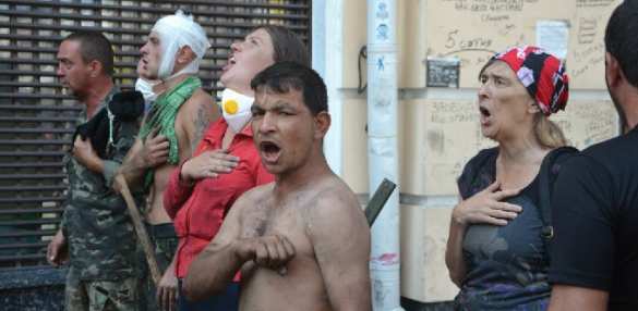 «Вате торба»: в Киеве проходит акция «устрашения» (ФОТО) | Русская весна