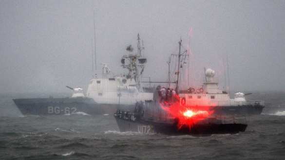 Украинские ВМС проводят тактические учения | Русская весна