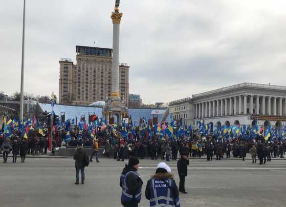Предсказуемо и печально — в Киеве прошло вече националистов (ФОТО, ВИДЕО) | Русская весна