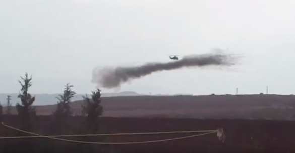 Российские боевые вертолеты наносят ракетные удары по позициям ИГИЛ в Сирии (ВИДЕО) | Русская весна