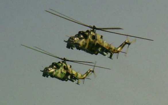 Ночью в небе над Киевом летали боевые вертолеты | Русская весна