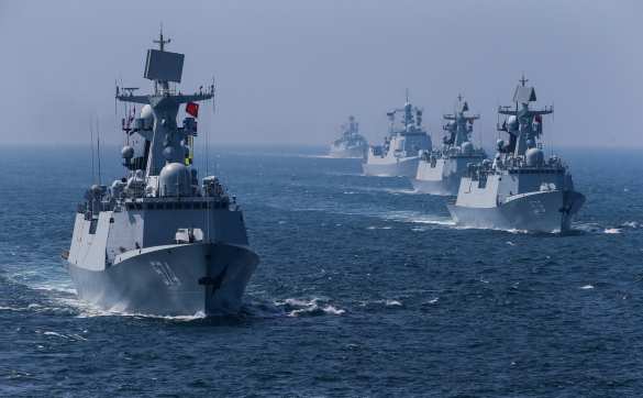 Россия и Китай начали активную фазу учений «Морское взаимодействие-2017» | Русская весна