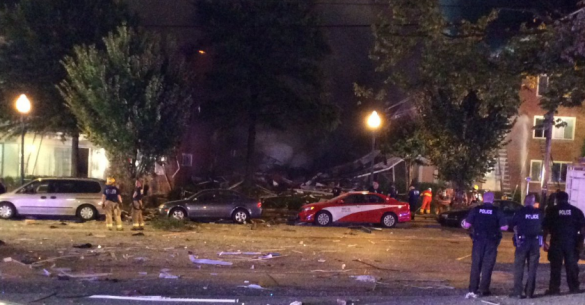 В результате взрыва жилого комплекса в США пострадали 20 человек (ФОТО) | Русская весна