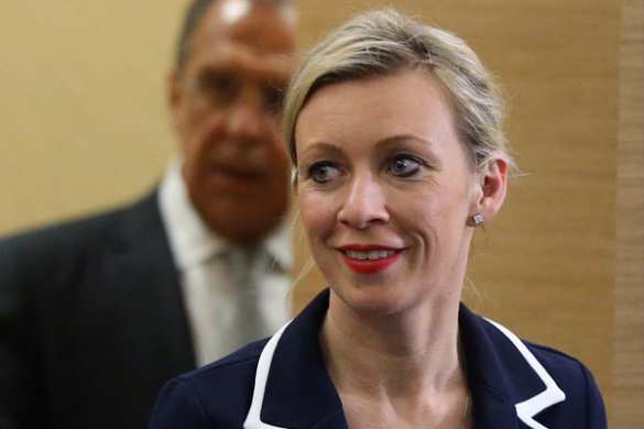 «Украина направила самого конструктивного представителя — знамя», — Захарова (ФОТО) | Русская весна