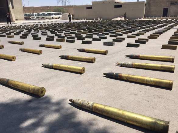 Армия Сирии перехватила большую партию оружия террористов под Дамаском (ФОТО, ВИДЕО) | Русская весна