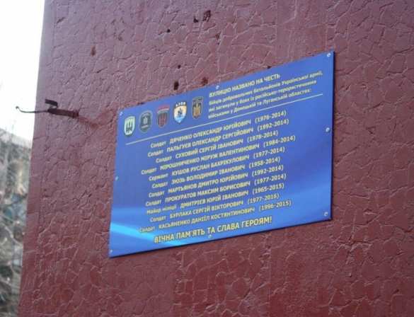 Мемориальную доску украинским добровольцам облили краской в Запорожье (ФОТО) | Русская весна