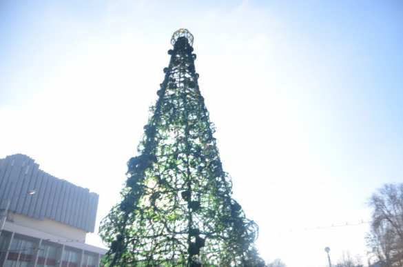 Чем богаты: Украину украшают «лысыми» проволочными елками (ФОТО) | Русская весна