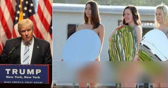 130 американок разделись на акции против Трампа (ФОТО) | Русская весна