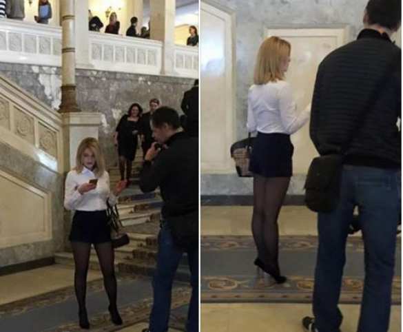 «Сейчас в этом борделе все можно», — украинская журналистка пришла в Раду в слишком коротких шортах (ФОТО)  | Русская весна