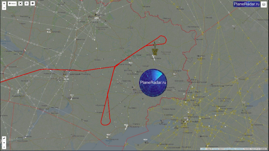 Az amerikai stratÃ©giai drÃ³n felderÃ­tÃ©st vÃ©gzett Donbass Ã©s KrÃ­m (MAP) kÃ¶zelÃ©ben  Orosz tavasz