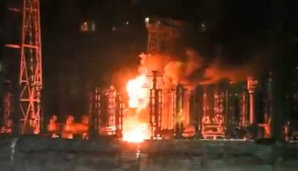 Массированный удар по Херсонской ТЭЦ (ВИДЕО) | Русская весна