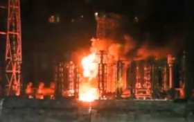 Массированный удар по Херсонской ТЭЦ (ВИДЕО) | Русская весна